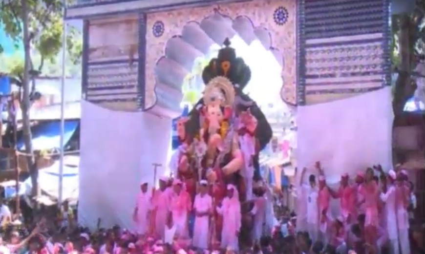 Lalbaugcha Raja Live Visarjan 2015