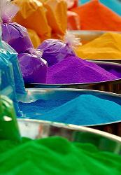 Ganpati Decoration Ideas Colorful Rangoli Colors