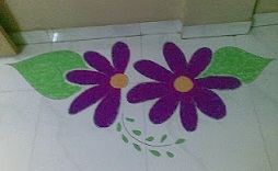 Ganpati Decoration Ideas Colorful Rangoli Designs