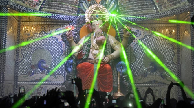 Day one: Darshan of majestic Lalbaugcha raja